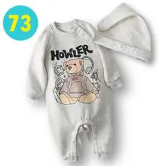 ジュタオピン ベビー ロンパース 帽子付き 73