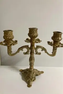 キャンドルスタンド 真鍮 燭台 ロウソク台 made in Italy
