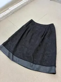 (L03571)東京ソワール　キラキラ　シフォン　スカート　フレア　13のサムネイル