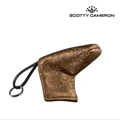 新品SCOTTY CAMERON ブラウン パター用ヘッドカバーキーホルダー