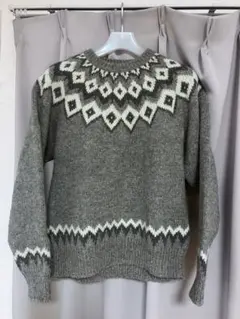 L.L.bean ノルディック柄ニット wool