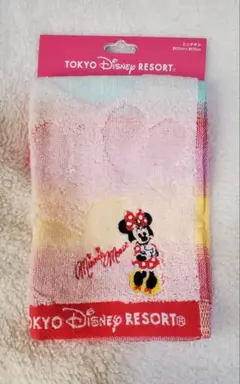 【新品・未使用】東京ディズニーリゾート限定 ミニーマウス　ミニタオル