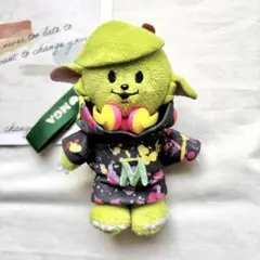 メメルのフードパーカー　ペイント柄　ヘッドフォン付き　ハンドメイド　ぬい服