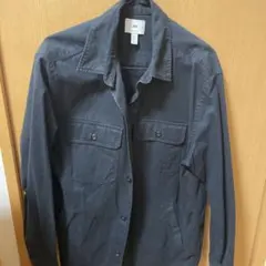 H&M リラックスフィット ブラックシャツ US S