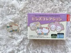ちいかわ×サンリオキャラクターズ ピンズコレクション　ハチワレ&キティ