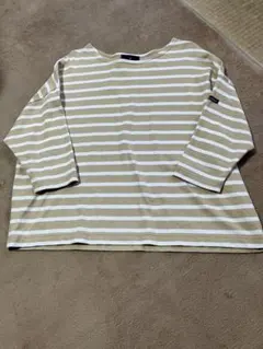 Le Minor ボーダーカットソー　8分袖