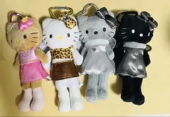 ハローキティ スタイルアップキティ　 足長キティ　キーホルダー4体セット