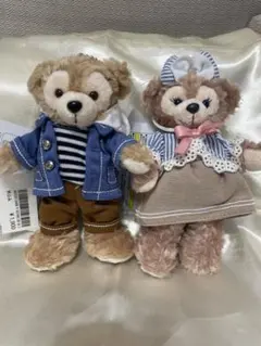 ダッフィーたちのかくれんぼ　ぬいぐるみバッジ