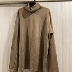 INHERIT ベージュ 長袖カットソー L