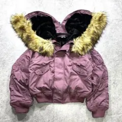 moussy【n2b】military flight jacket/Y2K/短丈