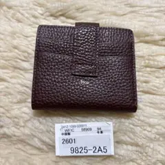 Fico フィーコ FACCEファッチェ 二つ折り財布 牛革 ダークブラウンのサムネイル