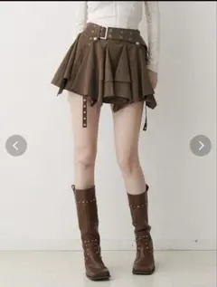 jouetie ジュエティ　アシメヘムベルテッドミニスカートのサムネイル