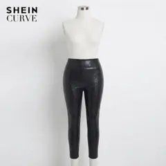 SHEIN CURVE パイソン柄レギンス 4XL 大きいサイズ