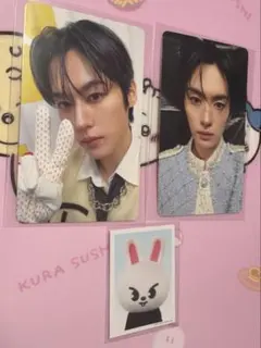 Stray Kids リノ　トレカ2枚＆SKZOO IDフォト1枚