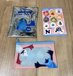 スシロースンスン第2弾　クリアポーチ&シール　ピンク