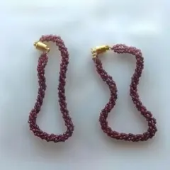 ガーネット ブレスレット2本