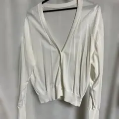 新品　白　NATURAL BEAUTY BASIC カーディガン