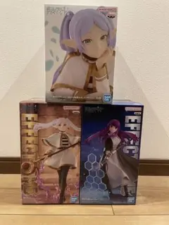 葬送のフリーレン フリーレン フェルン 断頭台のアウラ フィギュア3点