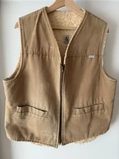 80s USA製 Carhartt カーハート ダック ボアベスト L - メルカリ
