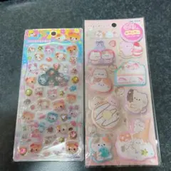 ジュエルプチドロップシール　ハムハムcafe　もーっともっちりシール　もぐにゃん