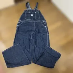 BIGJOHN ダークデニム オーバーオール LLサイズ