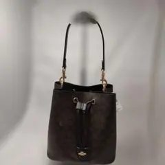【新品未使用】COACH シグネチャーキャンバス ダークブラウン　CBH07