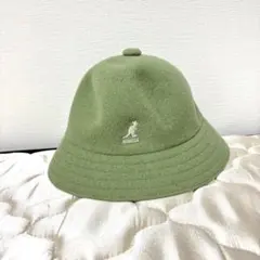 KANGOL バケットハット ベルハットハット　パイル生地　グリーン Sのサムネイル