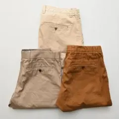 GAP パンツ 3点セット ベージュ ブラウン ギャップ