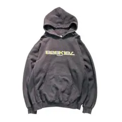 7AS2【828K18L】ロゴ刺繍　スウェットパーカー　トレーナー　古着used