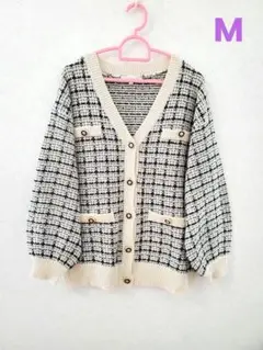 ツイードカーディガン