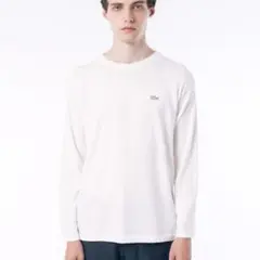 ラコステ　ハイストレッチコットン長袖ニット