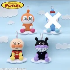 それいけ！アンパンマン ころふわもくもく雲のりぬいぐるみ 3点セット