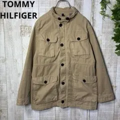 トミーヒルフィガー　ハンティングジャケット　コート　ベージュ　L