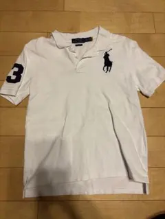 POLO ビックポニー ホワイトポロシャツ 150cm