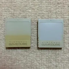 【動作確認済み】 ゲームキューブ用　純正メモリーカード 59　2個セット
