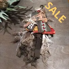 ［SALE］秋色✨モケモケさんタッセルキーホルダー✨