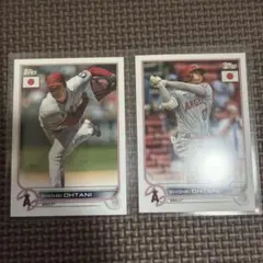 Topps 大谷翔平 マイク・トラウト エンゼルス チームカード 3枚セット 