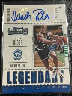Isaiah Rider Panini Contenders Auto 199
