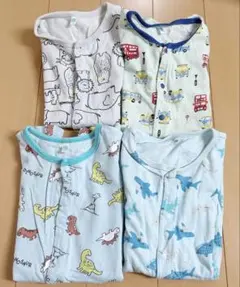 再値下げ☆西松屋☆半袖カバーオール☆ロンパース☆まとめ売り☆80サイズ