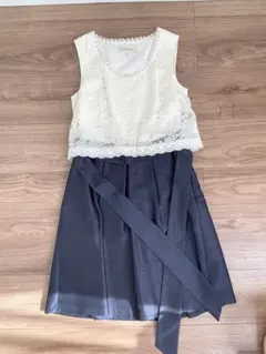 レストローズノースリーブオケージョンワンピース　レースワンピース