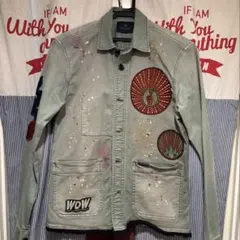 Scotch&soda　ミリタリージャケット タメージ加工　Sサイズ相当のサムネイル