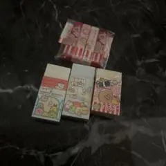 すみっコぐらし 消しゴム3つ 鉛筆キャップセット