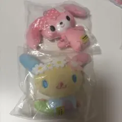 ウサハナ　ぬいぐるみ　レトロ　レア さくらんぼ　2003年　サンリオ ウサハナ ぬいぐるみ レトロ レア さくらんぼ 2003年 サンリオ - メルカリ