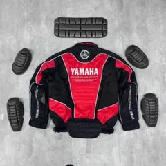 C572 YAMAHA バイクジャケット プロテクター完備 M 赤 良品のサムネイル