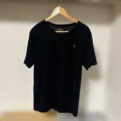 Polo Ralph Lauren ブラック Vネック Tシャツ
