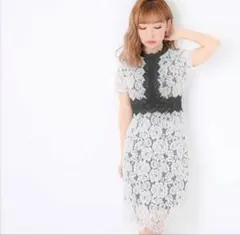 ■■総レース ミニタイトワンピ■■キャバドレス キャバワンピ