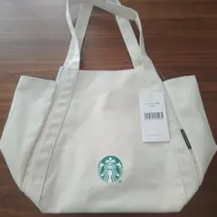 スターバックス エコバッグ トートバッグ 2025 アイボリー