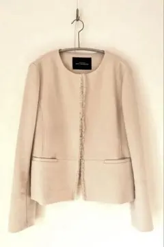 GREEN LABEL RELAXING ノーカラージャケット ベージュ38