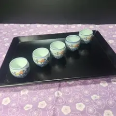 煎茶道具 賣茶好 酉年 鶏鳴盃 茶碗 4客 共箱 V 6533 - メルカリ