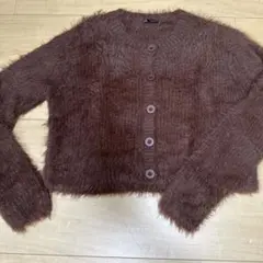 ZARA ブラウンファー風ニット